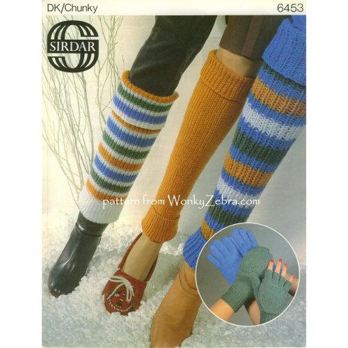 Vintage 80s Neon Green Sweater Knit Leg Warmers, Dance Leg Warmers
